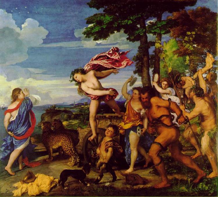 TIZIANO Vecellio Bacchus and Ariadne ar France oil painting art